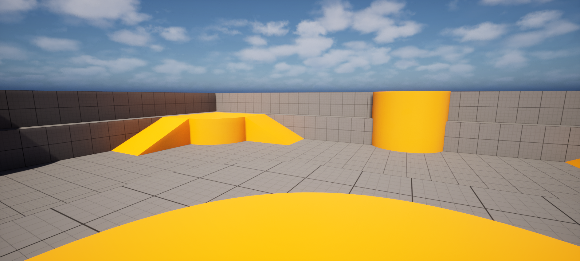 The first-person template in play
